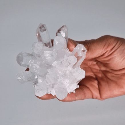 Crafted Quartz Cluster - Clear Quartz (approx 250-300gm 8cm)