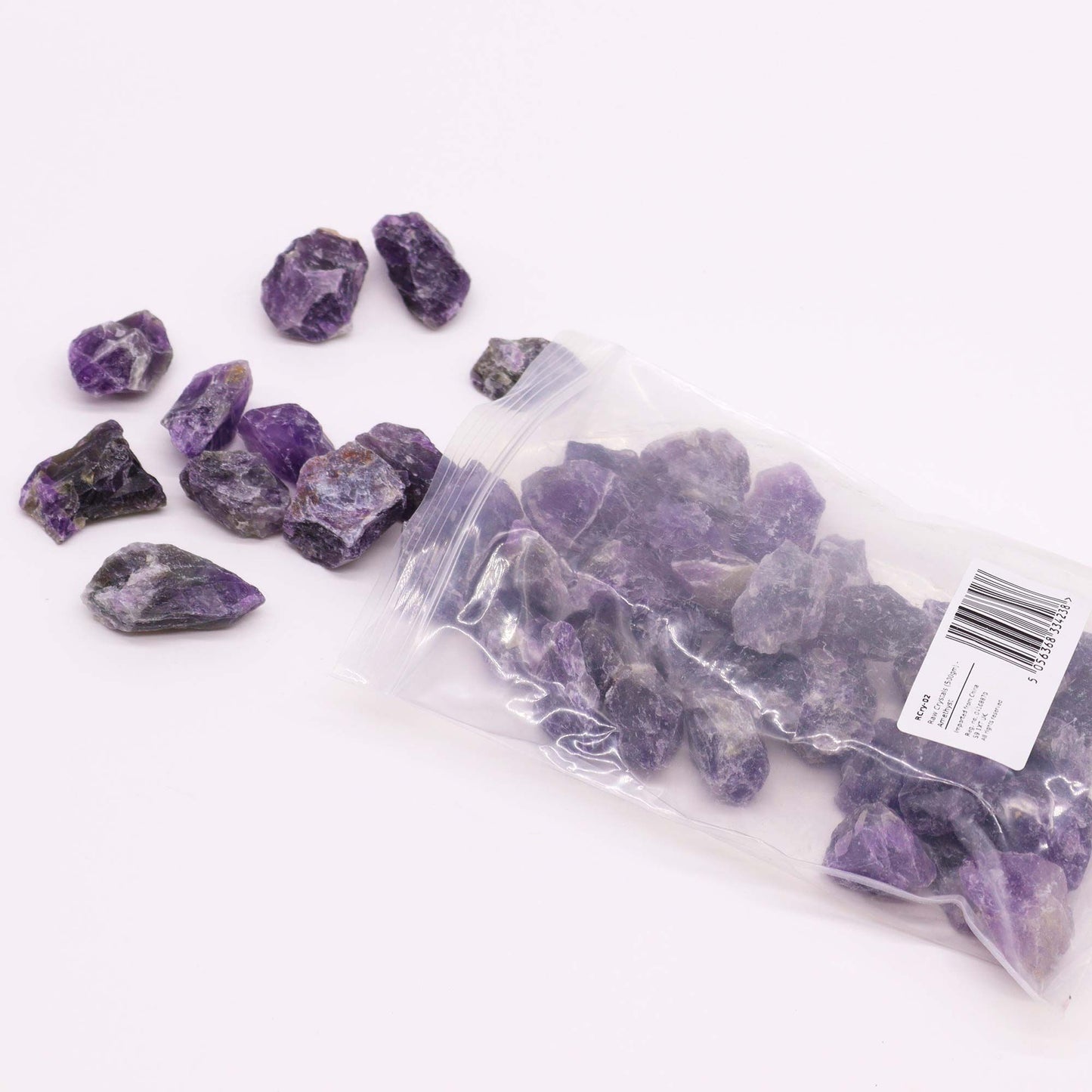 Natural Raw Amethyst Crystals 500g – Genuine Healing Crystal Stones või