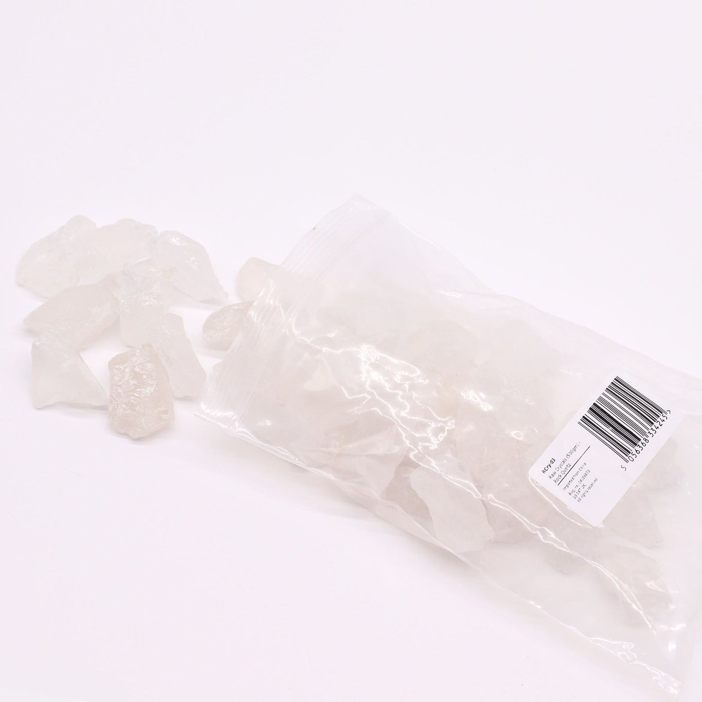 Raw Rock Quartz Crystals (500g) – Natural Clear Quartz Healing Stones