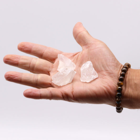 Raw Rock Quartz Crystals (500g) – Natural Clear Quartz Healing Stones