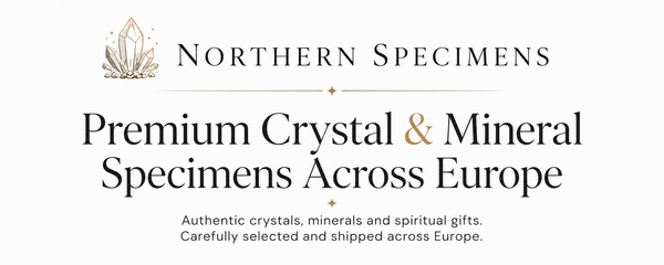 Northern Specimens logo – Premium Crystal & Mineral Specimens Across Europe. Authentic crystals, minerals and spiritual gifts.